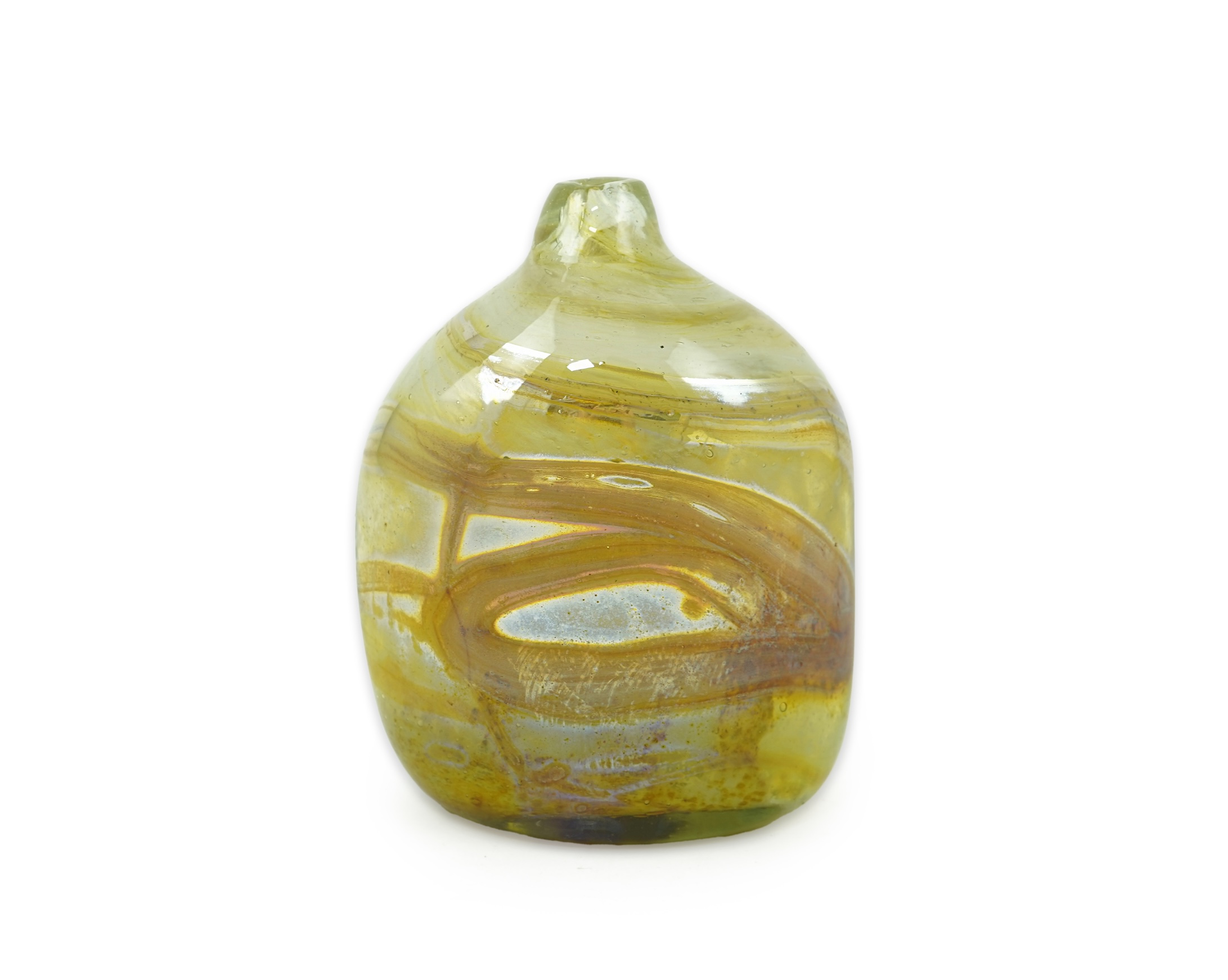 Samuel J. Herman (Mexican/American/British, 1936-2020): A freeform studio glass bottle vase